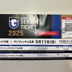 ガンバ対サンフレッチェ　5月11日