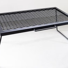 サンゾー工務店　アイアンテーブル　ロダンブリック半月　セット　（新品）の画像