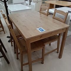 ★ジモティ割あり★ IKEA ダイニングセット4人用 ブラウン×...