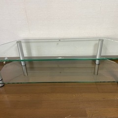 強化ガラス　テレビ台　の画像