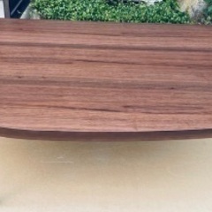 現地引渡し限定: ウォールナット　変形　コタツになるローテーブル