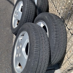 スズキ純正アルミ　155/65R13 軽自動車の画像