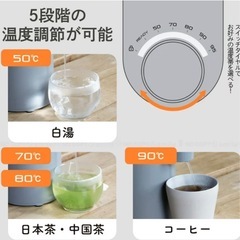 2秒でお湯が出る！フラッシュウォーマーの画像