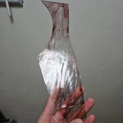 ステンドグラス材料　紫　透明　パープル　#5の画像