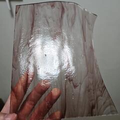 ステンドグラス材料　紫　透明　パープル　#5の画像