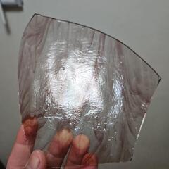 ステンドグラス材料　紫　透明　パープル　#5の画像