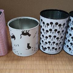 DIYなどに貯金箱の空缶4点セット
