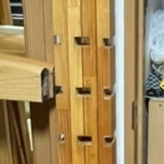 木製ラック　パーツ　支柱四本