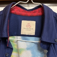NANTEN かりゆしウェア DRY ネイビー　Mサイズの画像