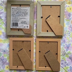 木目調フォトフレームセットの画像