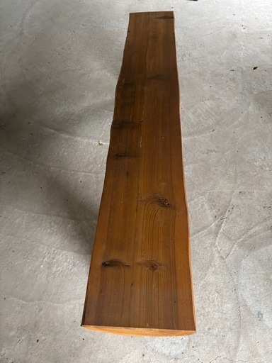 値下げ❗️丸太ベンチ