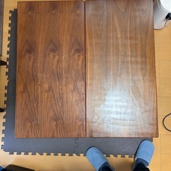 ニトリ折りたたみローテーブル2台　幅900 ×奥行き450 ×高さ320