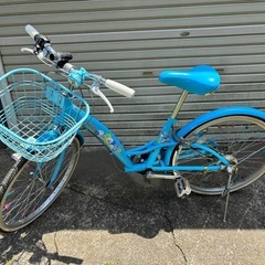 6段変速ギア付き　22インチ自転車