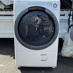 高年式 SHARP ドラム式洗濯乾燥機 ES-S7C-WL（2018年製）