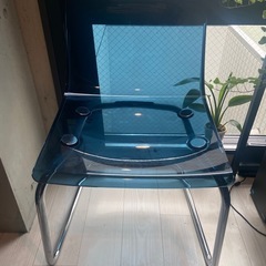 IKEA イケア TOBIAS／トービアス 1脚 クリアチェアの画像