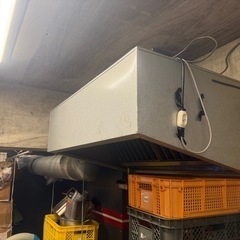 業務用レンジフードダクト換気扇付きの画像