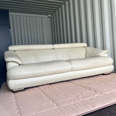 無料！定価約30万円GTO高級本革3人掛けソファ✨