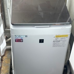 【2019年製】SHARP 10kg 縦型洗濯乾燥機　配達OK👍