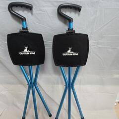 CAPTAIN STAG アルミスマート三脚チェア　2脚セットの画像