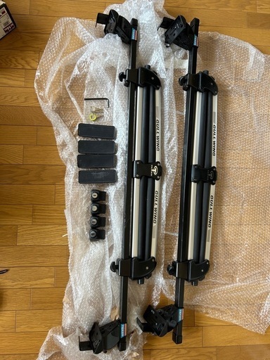 TERZO ☆EF14BL ルーフオンフットセット ☆バー2本 スノーボード