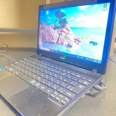すぐに使えます！調べ物に最適♪　Acer11.6インチノートパソコンの画像