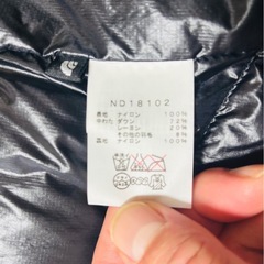 NorthFaceノースフェイス ダウンジャケット　ブラックXL ND18102の画像