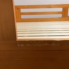 ニトリ2段ベット(枕元にコンセント、電球有)の画像