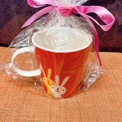 新品未使用 うさぎのマグカップの画像