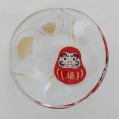 石塚硝子  アデリア  めでたmono  達磨  豆皿