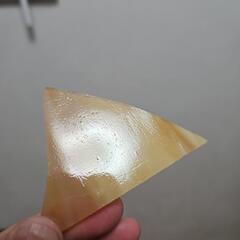 ステンドグラス　橙　白　オレンジ　ホワイト　#9の画像