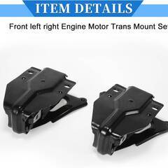 【新品・未使用】ポンティアックに対応グランプリ3.8L 97-08用2個エンジンモーターマウント互換性ありビュイックリーガル3.8L 96-04用耐摩耗性ブラックエンの画像
