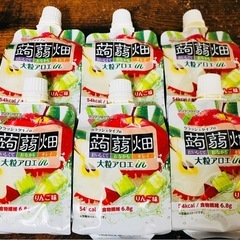 クラッシュタイプの蒟蒻畑 りんご味6本