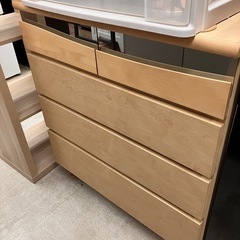 ⭐️福山工芸 大川家具⭐️4段ローチェスト⭐️日本製⭐️2019