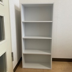 本棚 コミック収納ラック 4段 幅41.8×奥行18.5×高さ8...