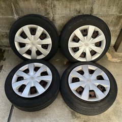 155/65R14タイヤホイールセット＋トヨタホイールカバー