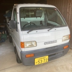 スズキ軽トラ　エアコン、パワステ、車検無し