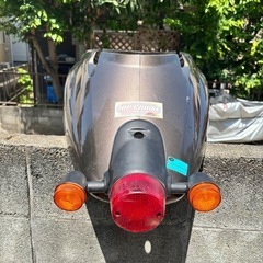 AF67トゥデイ純正　フロントカウル、リアカウル、テールランプ付き！ブラウン系の画像