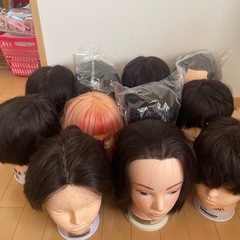 美容師　練習用カットマネキン　11個