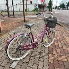 自転車 ママチャリ 女性サイズ カゴ付き