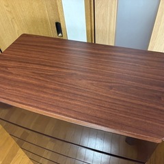 木目調　衣装ケース　ブラウンの画像