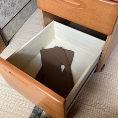 学習机の引き出しの画像