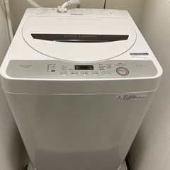 シャープ　洗濯機 SIMPLE&COMPACT ES-GE5B