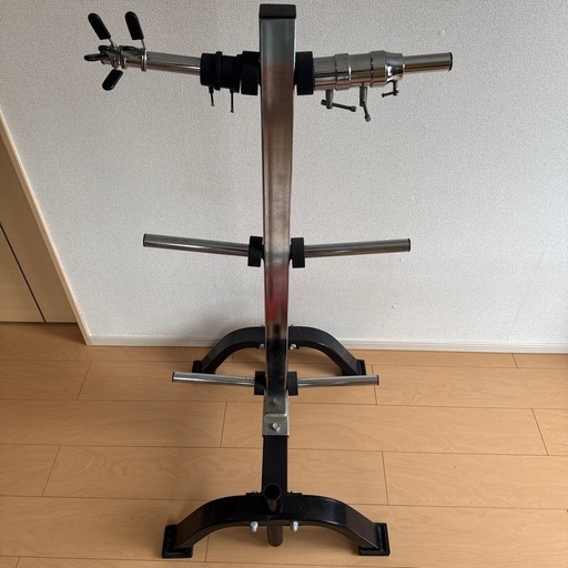 筋トレ器具、プレート置き