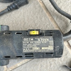 グラインダー　サンダー　日立　G10VHの画像