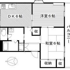 ★家電レンタル対象物件★２DK・家賃4.7万円★家賃1ヶ月無料★クレールA★1F − 群馬県