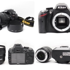思い出残そう★Nikon D3200 高倍率レンズ 広角から中望遠まで  お出かけに便利なカメラバッグ付 初心者入門 一眼レフカメラの画像