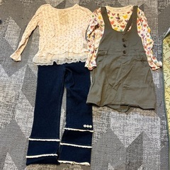 120cm女の子用上下2セット