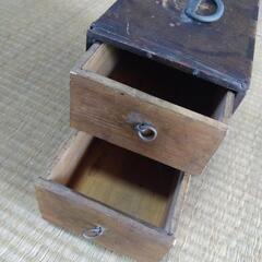 小物入れ　茶箱　アンティーク　びの画像