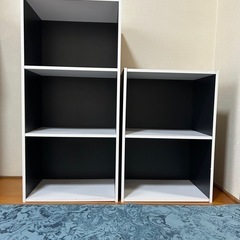 カラーボックス　2段・3段