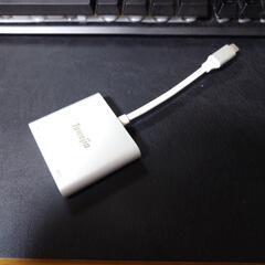  USBタイプC to hdmi 同時充電可能変換 アダプター ...